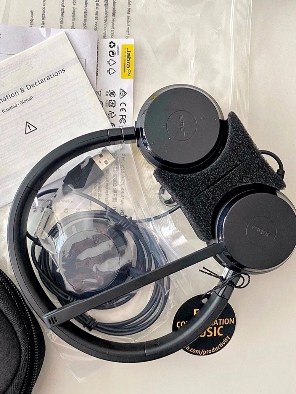 Jabra Evolve 30 II UC Stereo Headset Black